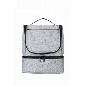 Erik Hot Sell Denim Large Size Insulated Lunch Bag With 2 Compartment For Adult Men Women