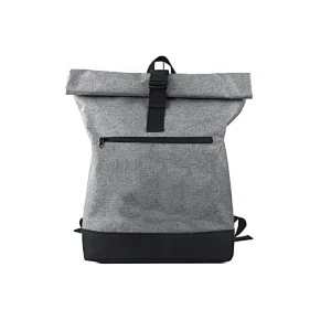 Factory Direct Sells Polyester Reversed Water Resistant Roll Up Backpack With Laptop Compartment Inside For Outdoor Or Travel