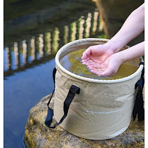 Erik Premium Lightweight Yet Durable 10L 500D PVC Tarpaulin Collapsible  Basin With Handly For Outdoor Activities