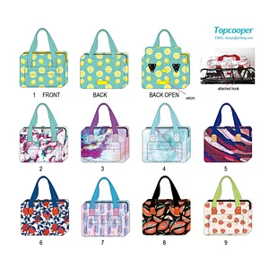 Topcooper Hot Selling Water Resistant Polyester Cotton Bicycle Bag Bike Saddle With Full Color Printing For Travel