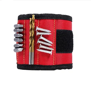 DIY tool bag Magnetic Wristband with Strong Magnets for Holding Screws, Nails