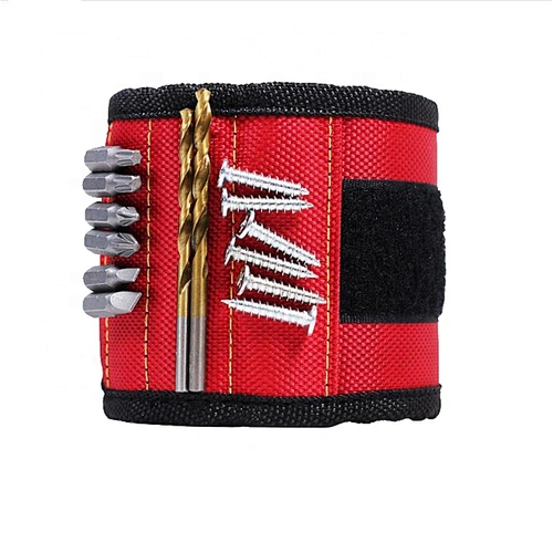 DIY tool bag Magnetic Wristband with Strong Magnets for Holding Screws, Nails