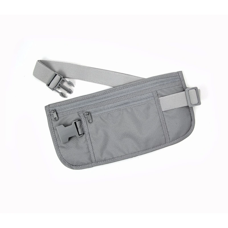 RFID Blocking Waist Bag Security money Belt Sports running belt for cell phones passport fitness waist bag