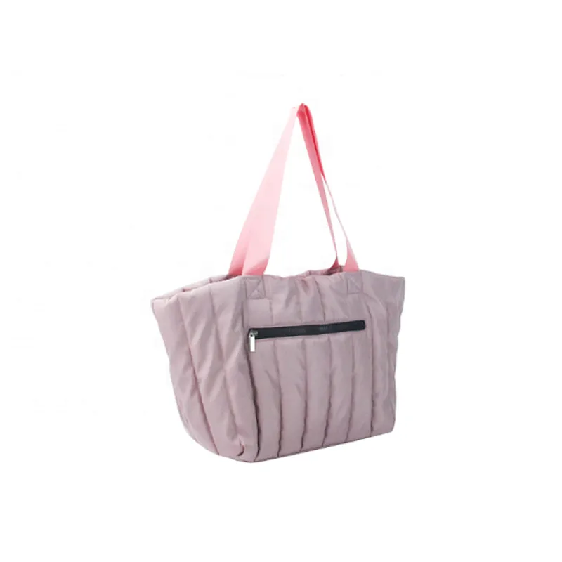 Erik Usable Nylon Tote Bag With Zipper Pocket For Travel Shopping And Weekend