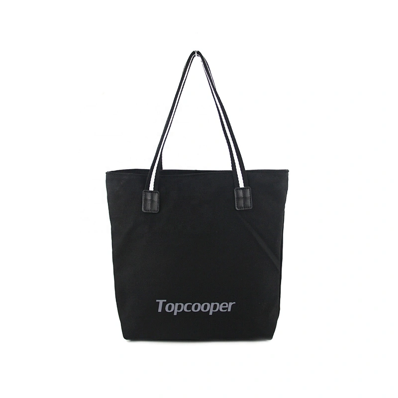 Topcooper Women Stylish Big Capacity Polyester Tote Shoulder Bag With Cotton Handbag Suitable For Advertising Promotion Gift