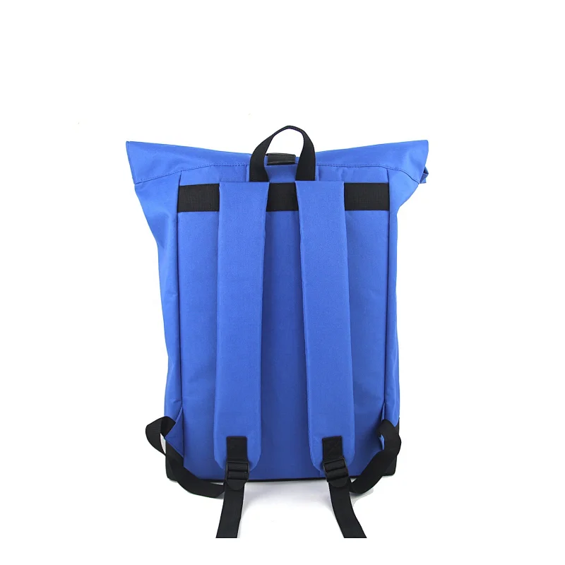 Factory Direct Sells Polyester Reversed Water Resistant Roll Up Backpack With Laptop Compartment Inside For Outdoor Or Travel