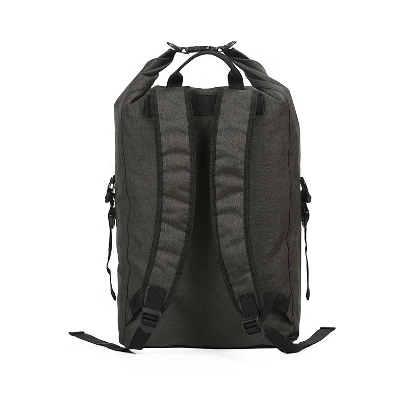 Heavy Duty 30L Waterproof Backpack Roll-Up Closure With Access Front Zipper Pocket