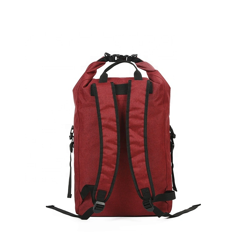 Heavy Duty 30L Waterproof Backpack Roll-Up Closure With Access Front Zipper Pocket