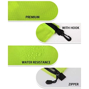 Hot Selling Portable Durable Water Resistant Polyester Carry On 3 PCS Toiletry Bag Ses With Zipper For Travel Gym Sport