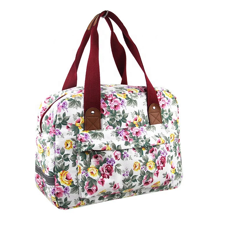 Topcooper Hot Selling Water Resistant Polyester Cotton Bicycle Bag Bike Saddle With Full Color Printing For Travel