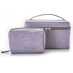 small fashion travel zipper cosmetic bag makeup pouch