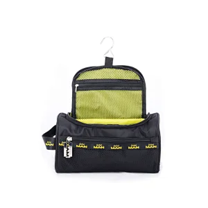 Travel cosmetic bag with hanging hook