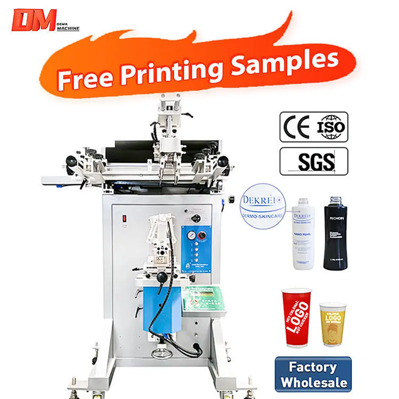 high quality screen printing machine for glass bottles