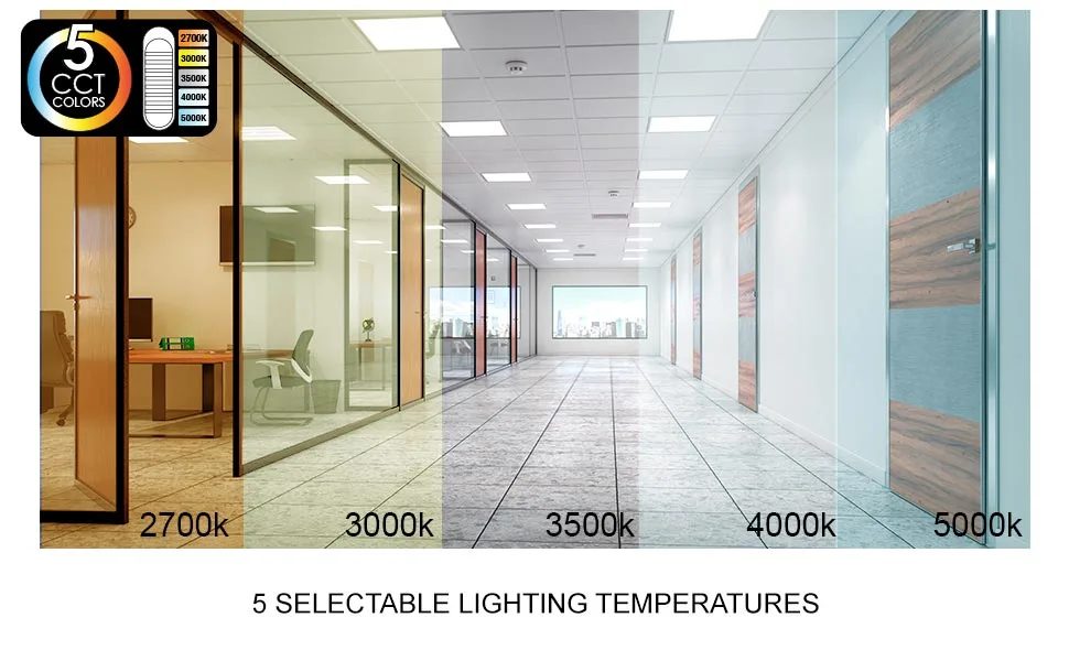 5cct led panel light