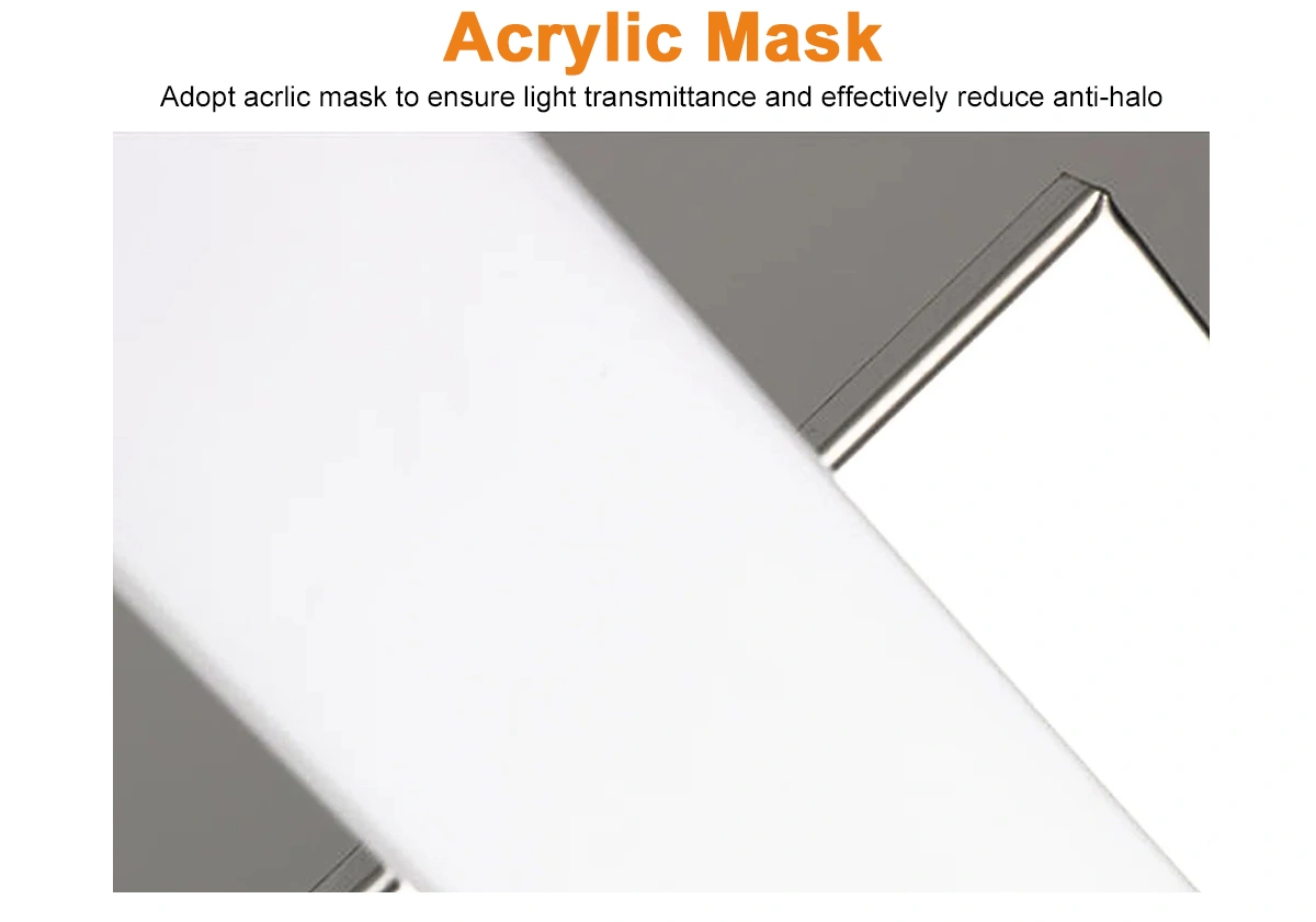 led lighting acrylic mask