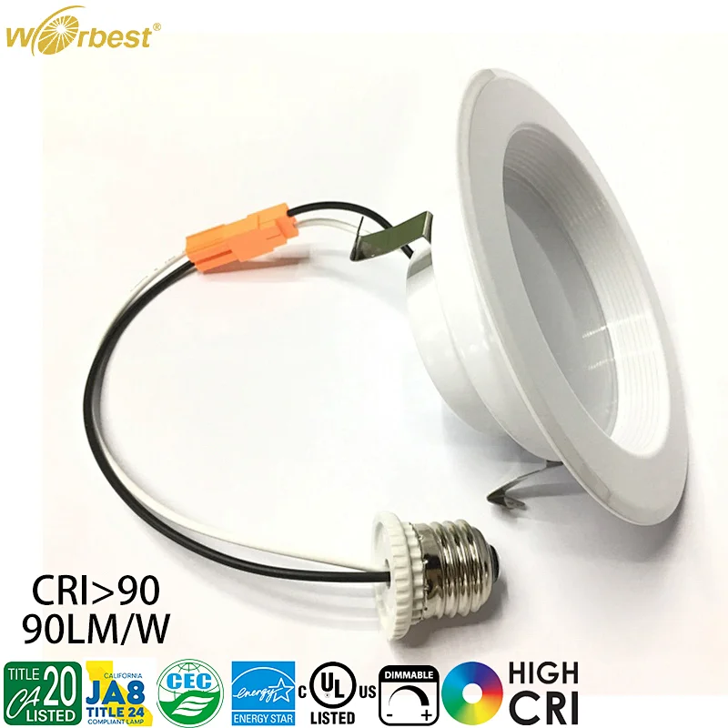Driverless DOB Design 4inch 13w 4000k Dimmable Led Downlight Housing For UL ES JA8 5years