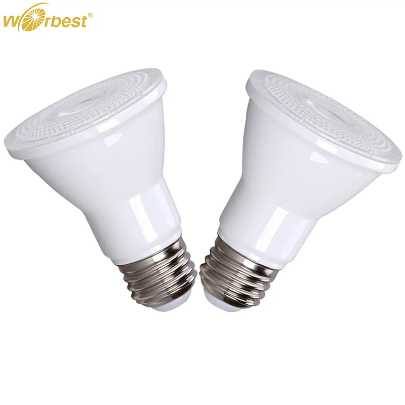 Worbest PAR20 7W 500lm E26 LED Light Bulb UL Certificate