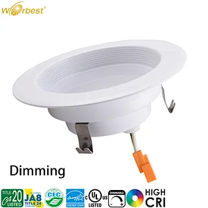 Driverless DOB Design 4inch 13w 4000k Dimmable Led Downlight Housing For UL ES JA8 5years