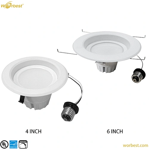 Worbest led can lighting 6 inch led recessed dowlight 12w/14w led downlight retrofit