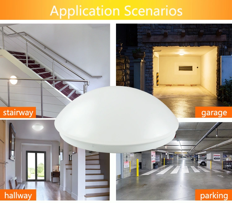 HF system flush mount led indoor motion sensor ceiling wall light