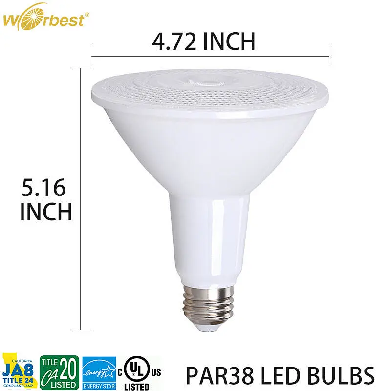 Worbest PAR38 11W 13W 15W  bulb UL/ES