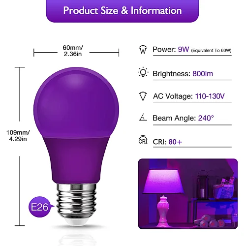 dimmable a19 led bulb