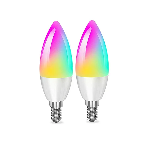 Worbest LED RGB Candle bulb UL 4.5W 325lm CRI 80 for North American replacement light