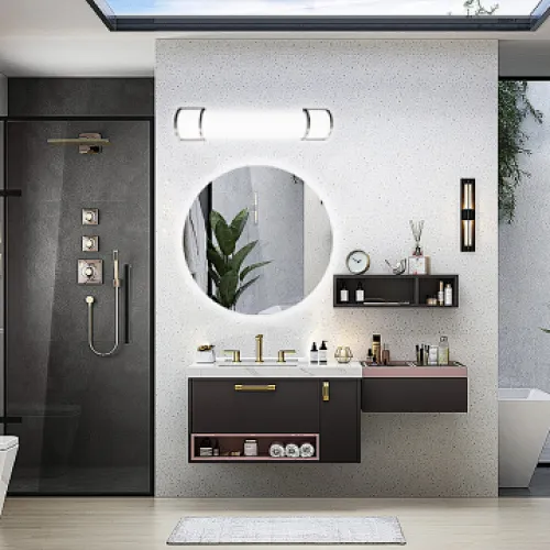 bathroom mirror with light