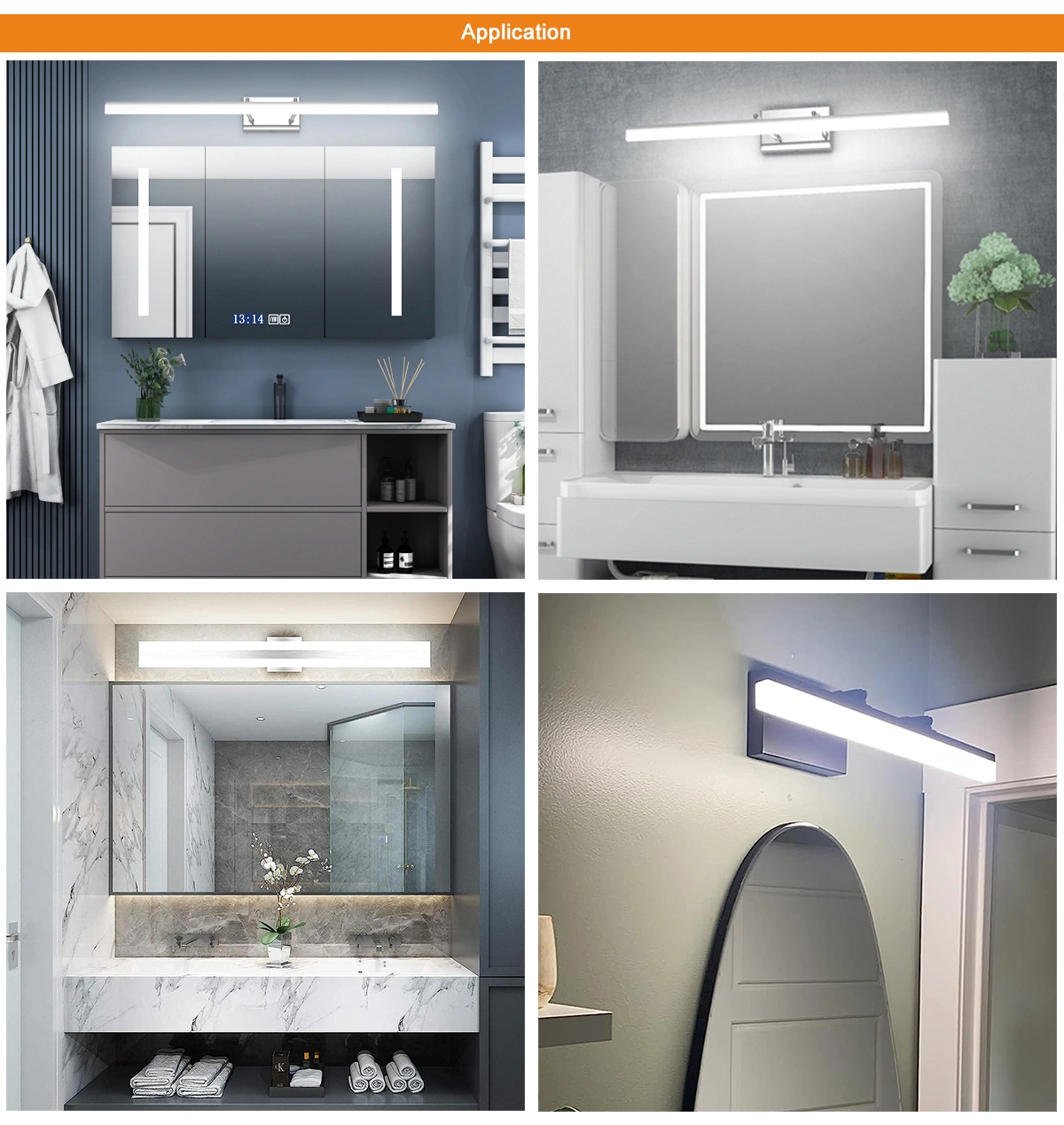 application of the led vanity light