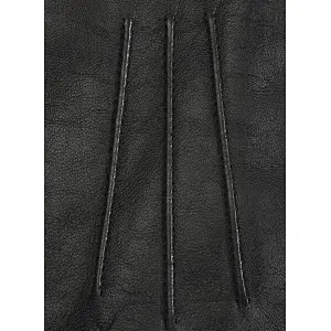 Fashion Gloves with 3 Points Hairsheep Leather Gloves