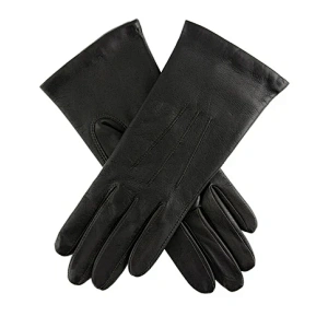 Fashion Gloves with 3 Points Hairsheep Leather Gloves