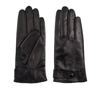 Men Custom Genuine Sheepskin Car Driving Touch Screen Winter Leather Gloves