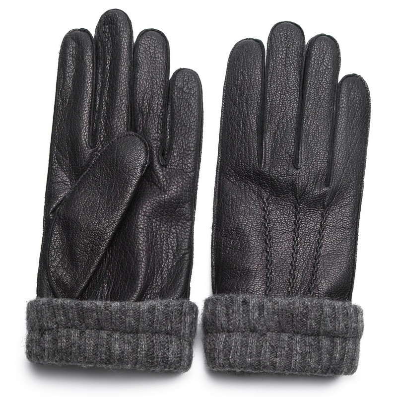 High Quality Mens Car Driving Genuine Goatskin Dress Leather Gloves for Wholesale