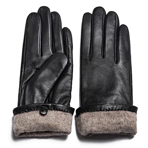 Wine Ladies Sheep Leather   Gloves  For Daily Life