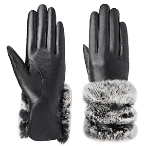 Wine Ladies Sheep Leather   Gloves  For Daily Life HL0231