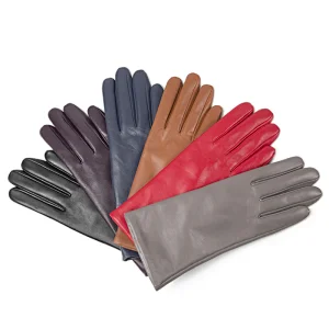 Girls Wholesale Genuine Lambskin Driving Leather Gloves Winter