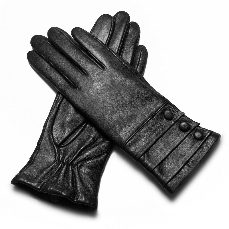 Wine Ladies Sheep Leather   Gloves  For Daily Life