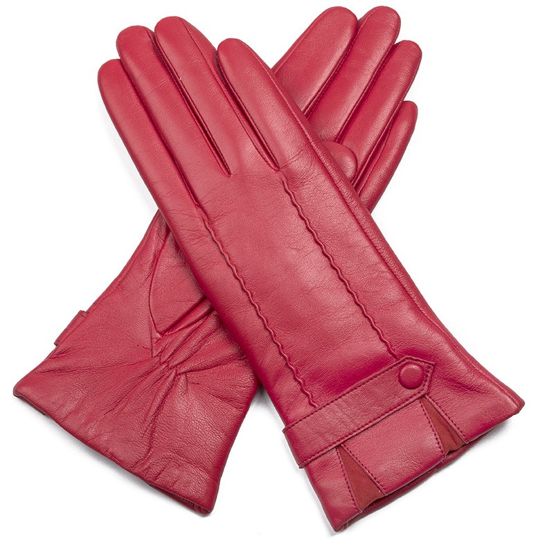 Wine Ladies Sheep Leather   Gloves  For Daily Life HL0230