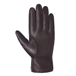 Custom Fashion Luxury China Manufacturer Wholesale Men Cheap Winter Warm Real Genuine Deerskin Car Driving Leather Palm Gloves