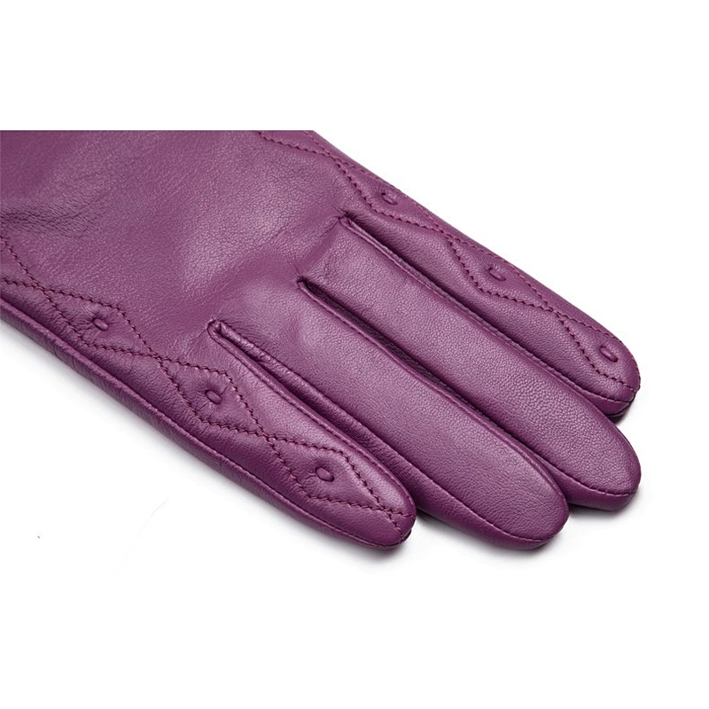 Wine Ladies Sheep Leather   Gloves  For Daily Life HL0229