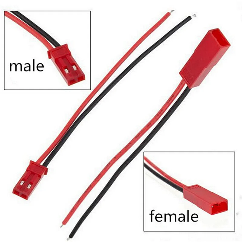 ODM OEM electrical male female jst connectors 2 pin waterproof connector