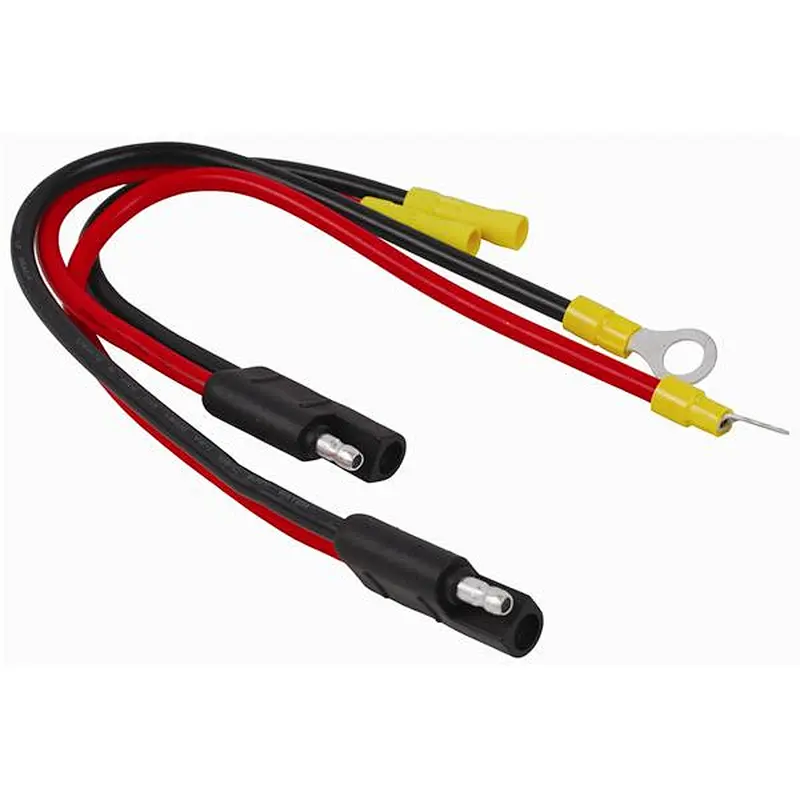 2  Pin SAE to SAE Solar Power Cord Automotive Extension Cable