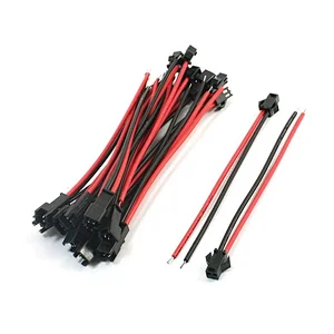 2 pin 4 pin 3 Pin male to female blcak red wire Molex JST Connector Cable assemblies