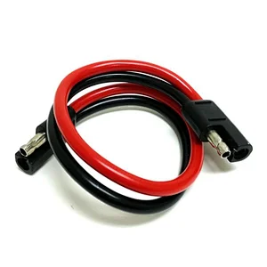 2  Pin SAE to SAE Solar Power Cord Automotive Extension Cable
