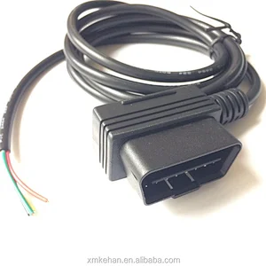OEM ODM custom 22AWG automobile diagnostic tools OBD connection cable