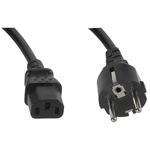 2 flat plug cable european standard IEC power plug