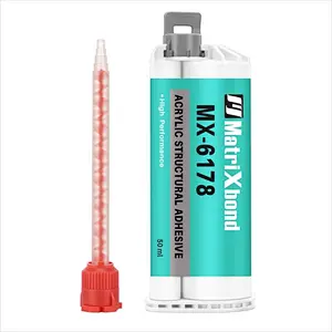 MX-6178 Methacrylate Structural Adhesive  for  Bonding thermoplastic coatings, thermosetting coatings, and ink coating materials.