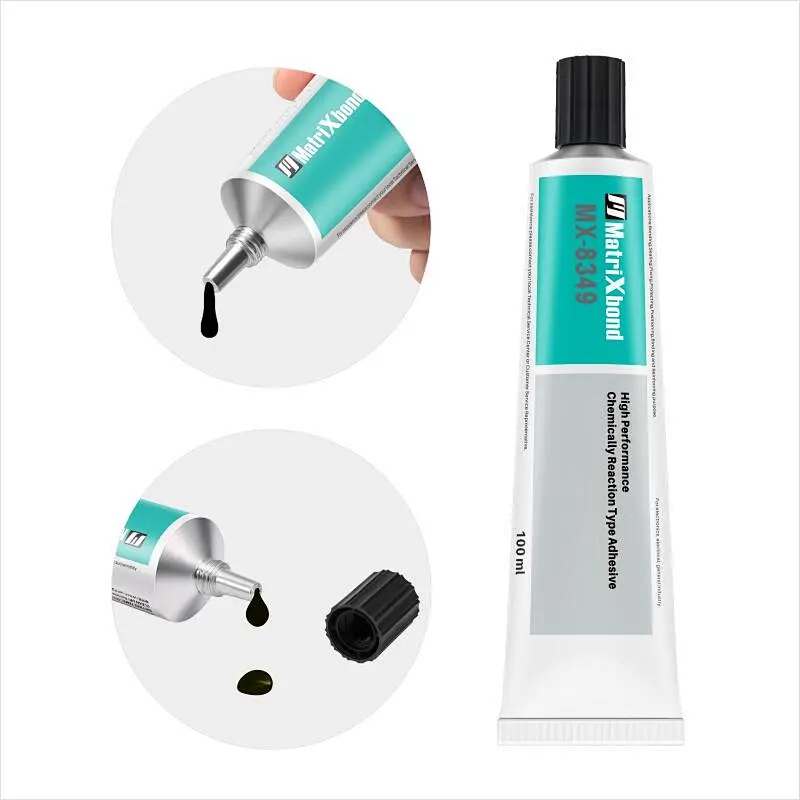 MX-8349 Industrial Plastic Adhesive for Bonding plastics, EPDM, ceramics, metals, glass.