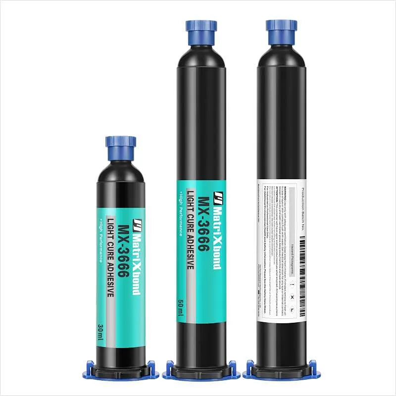 MX-3666 UV Dual Curing Adhesive，Anaerobic Dual Curing Adhesive