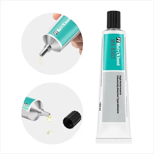 Clear strong industrial plastic adhesive